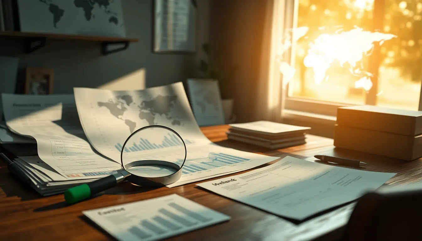 글로벌 경제 동향을 나타내는 이미지