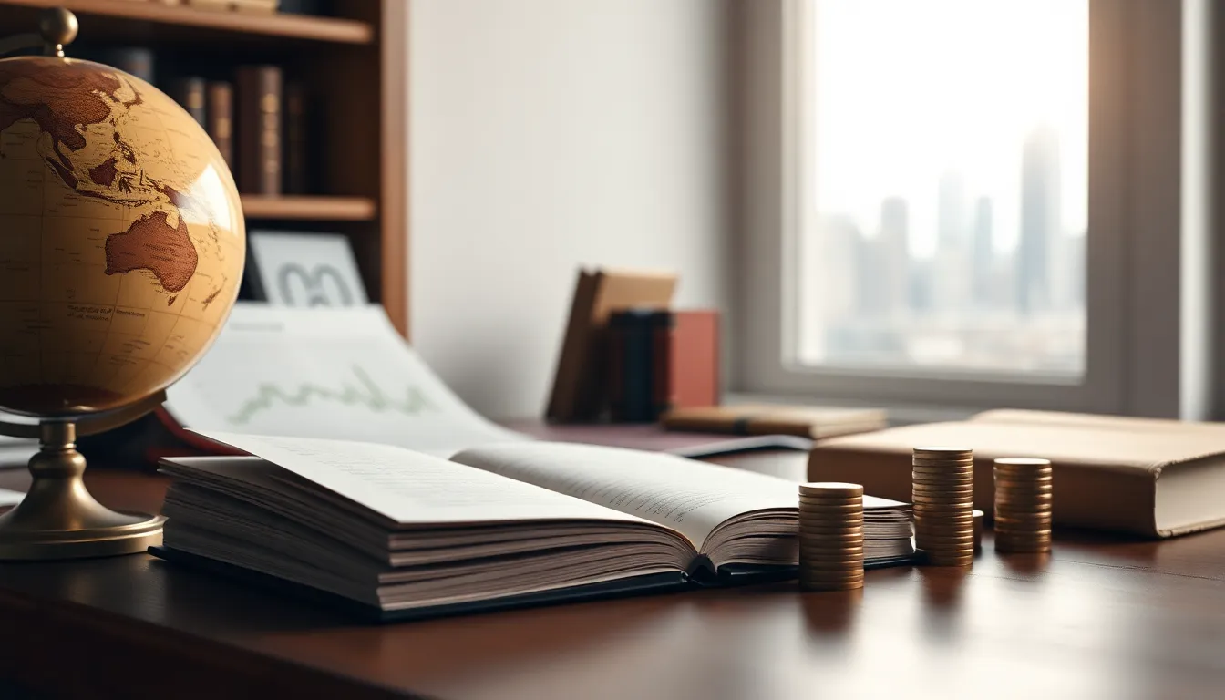 글로벌 경제와 다양한 산업 지표를 보여주는 이미지